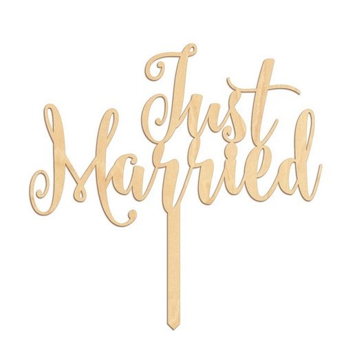 Wedding cake topper at your color choice