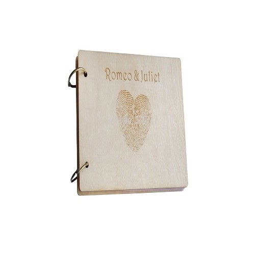 Wooden wish book heart Wooden wish book heart