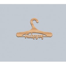 Wooden hanger with name of your choice