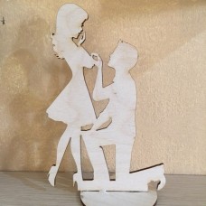 Wooden couple
