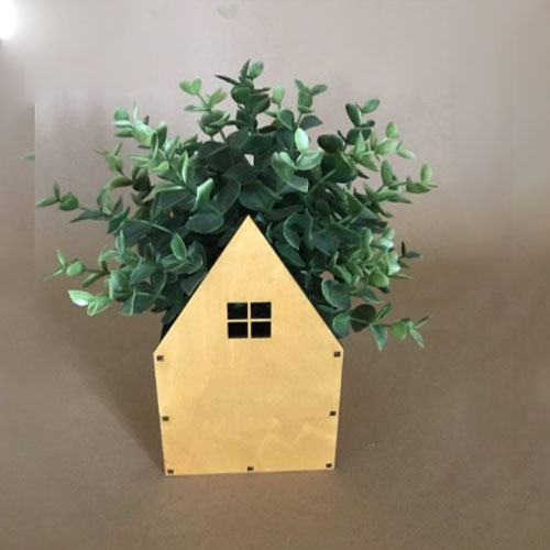 Wooden house for flowers Wooden house for flowers