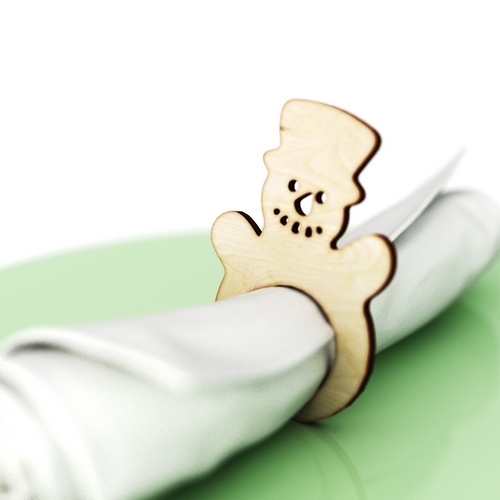 Wooden towel holder