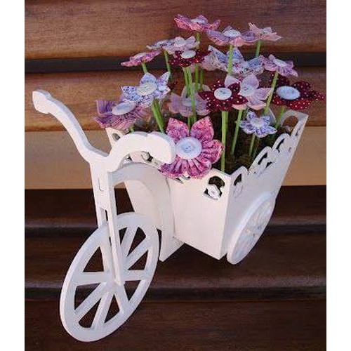 Wooden bicycle for flowers Wooden bicycle for flowers