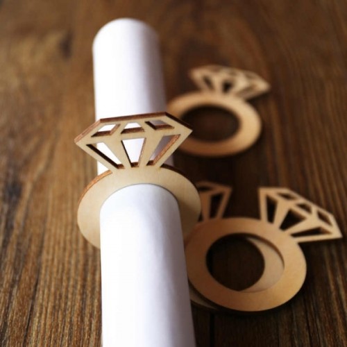 Wooden diamond towel holder Wooden diamond towel holder