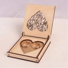 Wooden rings box