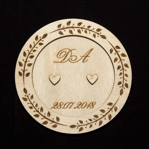 Wooden wedding rings box Wooden wedding rings box