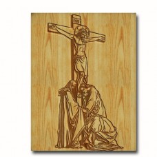 Wooden Jesus frame