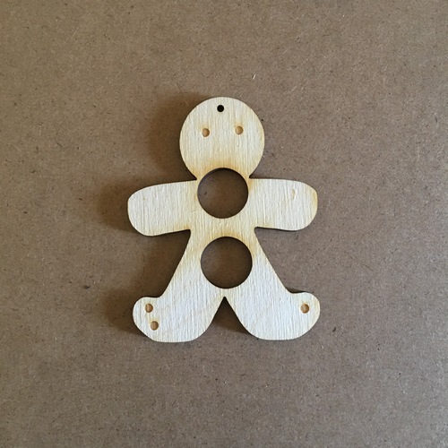 Wooden earphones' holder