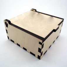 Wooden jewelry box with engraved text of your choice 