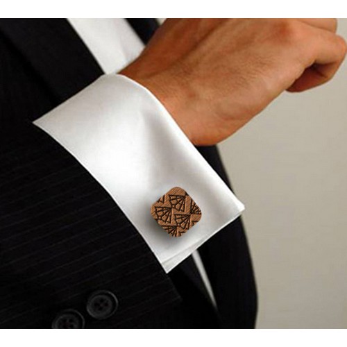Wooden cuff links Montana Wooden cuff links Montana