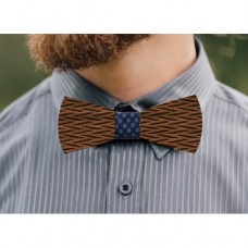 Wooden bow tie La Berra
