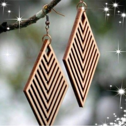 Wooden earrings Wooden earrings