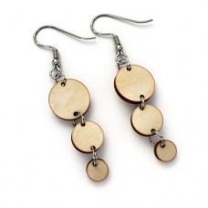 Wooden earrings
