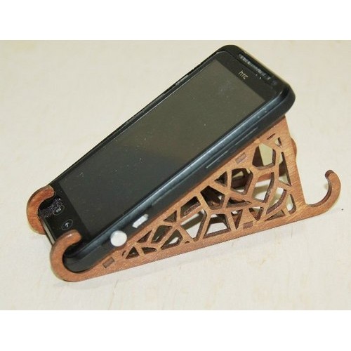 Wooden phone stand