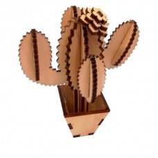 Wooden stand for jewellery – Cactus