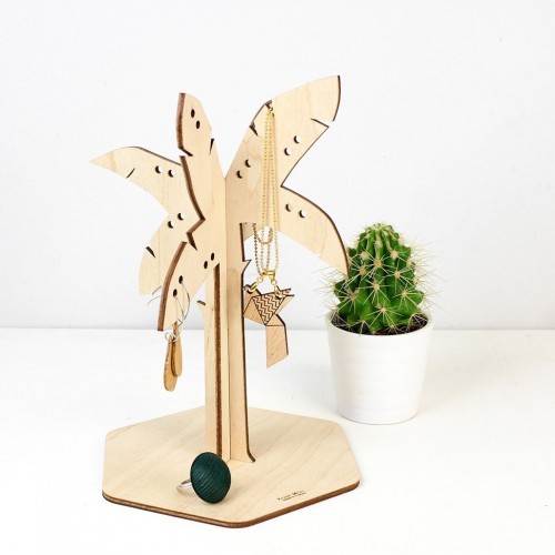 Wooden jewelry holder stand Wooden jewelry holder stand