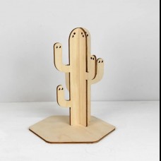 Wooden jewelry holder stand