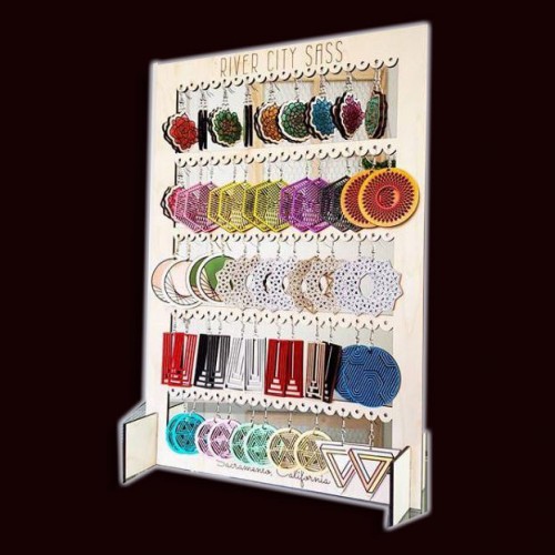 Wooden jewelry holder stand Wooden jewelry holder stand