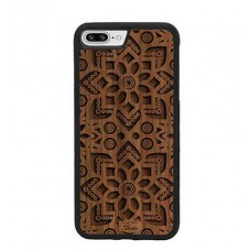 Wooden phone case for iPhone Mandala