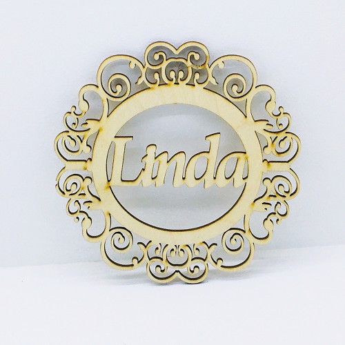 Wooden vintage name of your choice