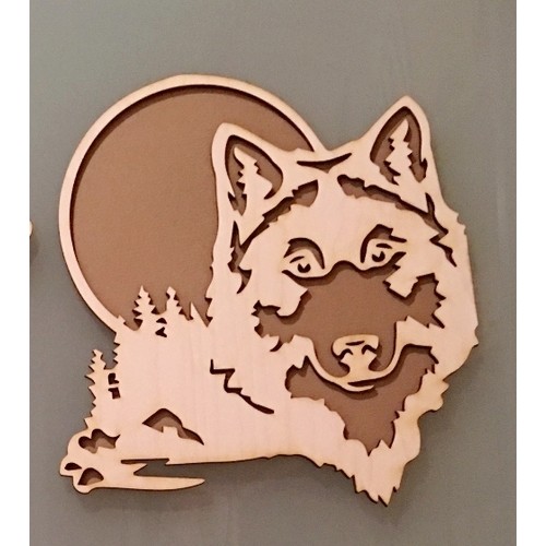 Wooden wolf Wooden wolf