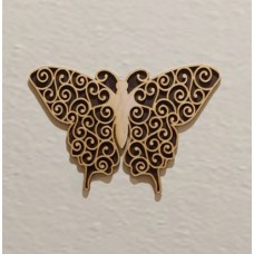 Wooden butterfly