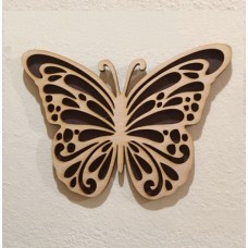 Wooden butterfly