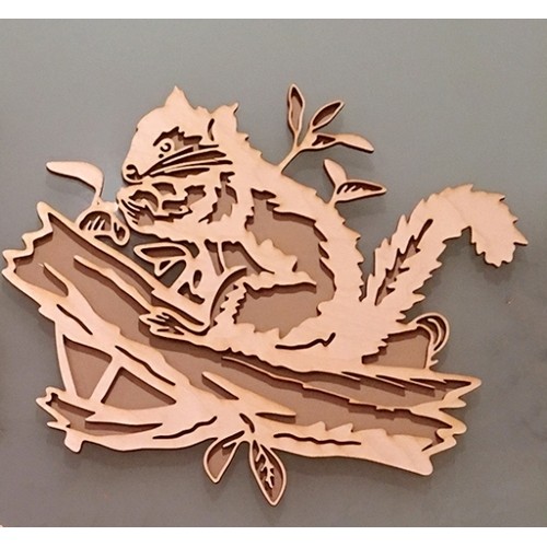 Wooden squirrel Wooden squirrel