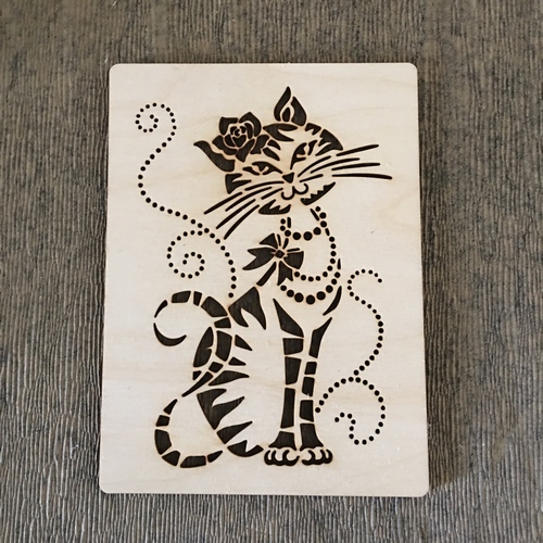 Wooden cat Wooden cat