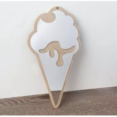 Wood and acrylic mirror – ice cream