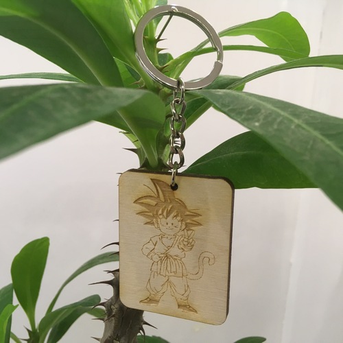 Wooden keyring