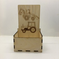 Wooden tractor box