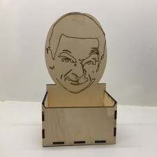 Wooden Mr Bean box
