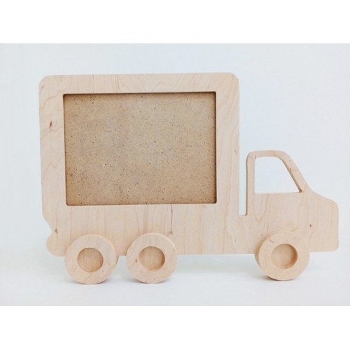 Wooden photo frame truck Wooden photo frame truck