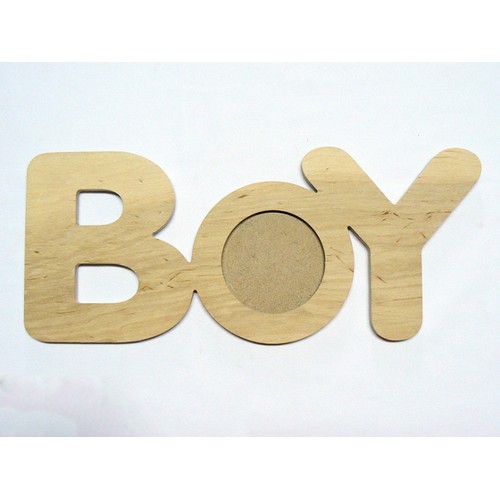 Wooden photo frame Boy Wooden photo frame Boy