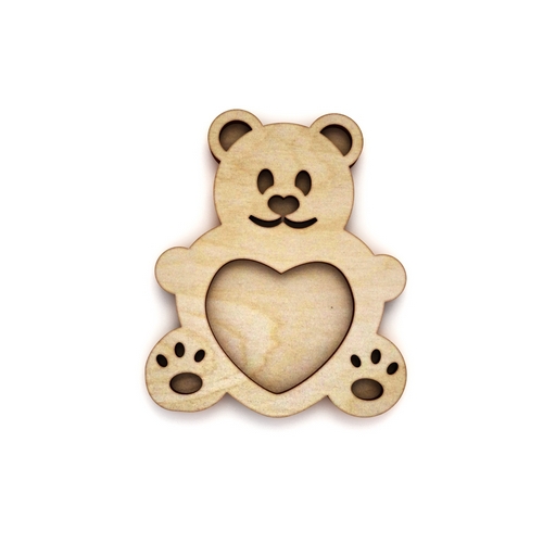 Wooden photo frame Bear Wooden photo frame Bear