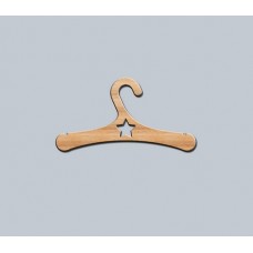 Wooden hanger with star