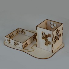 Wooden pencil case