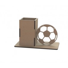 Wooden Football pencil case