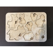 Wooden game puzzle