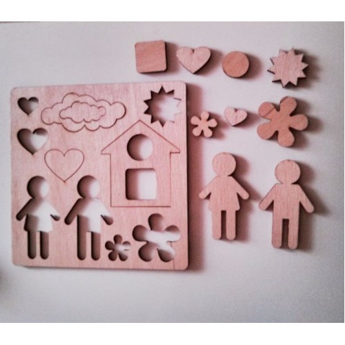 Wooden game Family Wooden game Family