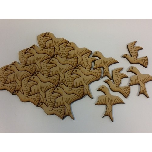 Wooden tessellation puzzle with birds Wooden tessellation puzzle with birds