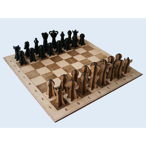 Wooden game chess Wooden game chess