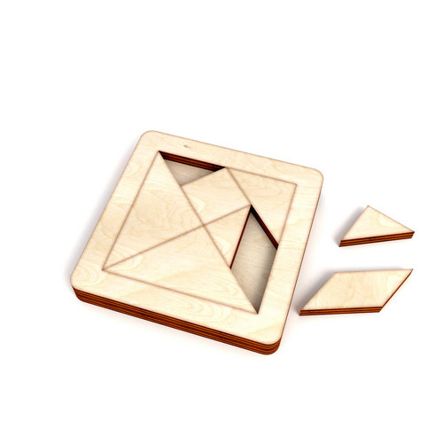 Wooden tangram Wooden tangram