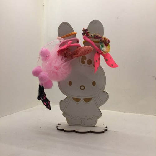 Wooden stant Bunny for accessory Wooden stant Bunny for accessory