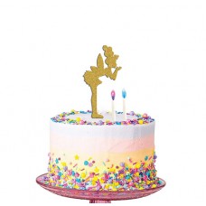 Wooden cake topper fairy tale