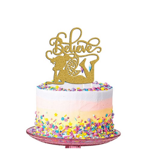 Wooden cake topper Believe Wooden cake topper Believe