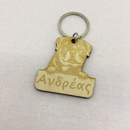 Wooden dog of your choice for keyring or magnet Wooden dog of your choice for keyring or magnet