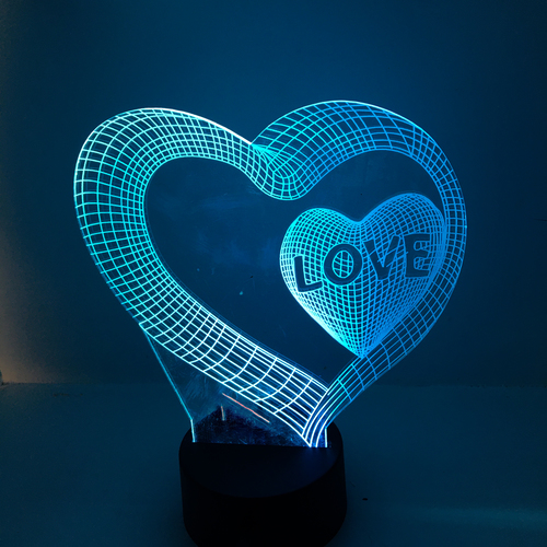 Acrylic lamp Love Acrylic lamp Love
