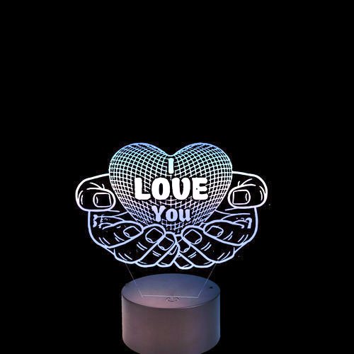 Acrylic lamp Love Acrylic lamp Love
